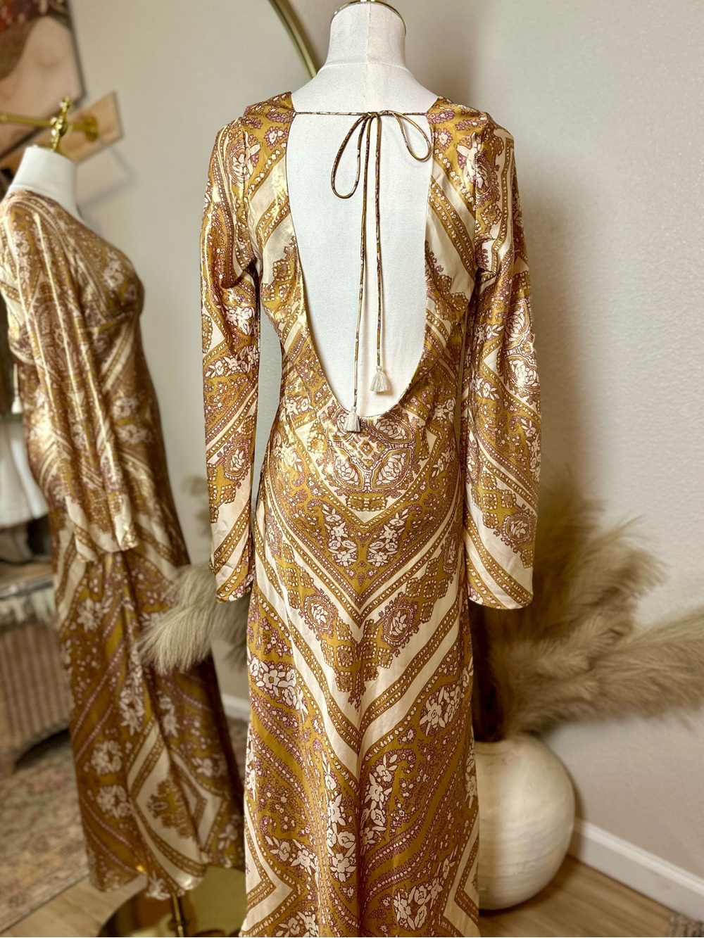Free People Light Scarf Midi Dress - Picture 4 of 4
